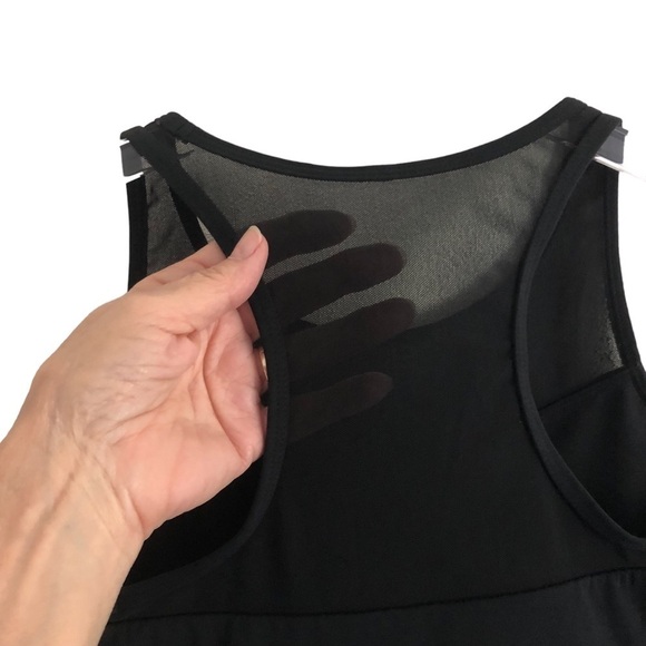 Zyia Mesh Racerback Sport Bra Black - Picture 4 of 11